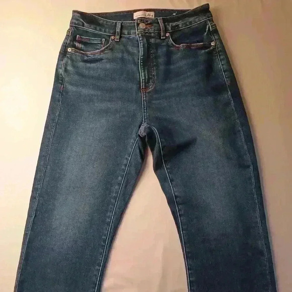 Loft Brand Denim Jeans Size 27/4 The Curvy Skinny High Rise Medium Wash. - Picture 2 of 11